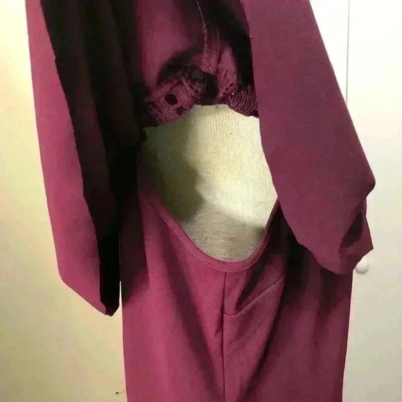 BCX Women Plus Size Trendy Off-The-Shoulder Crochet Dress Purple Size 2X NWOT - Picture 11 of 16